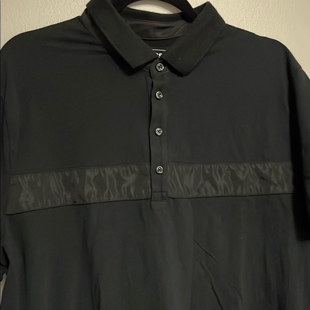 Men's Black Polo Shirt - Picture 2 of 4